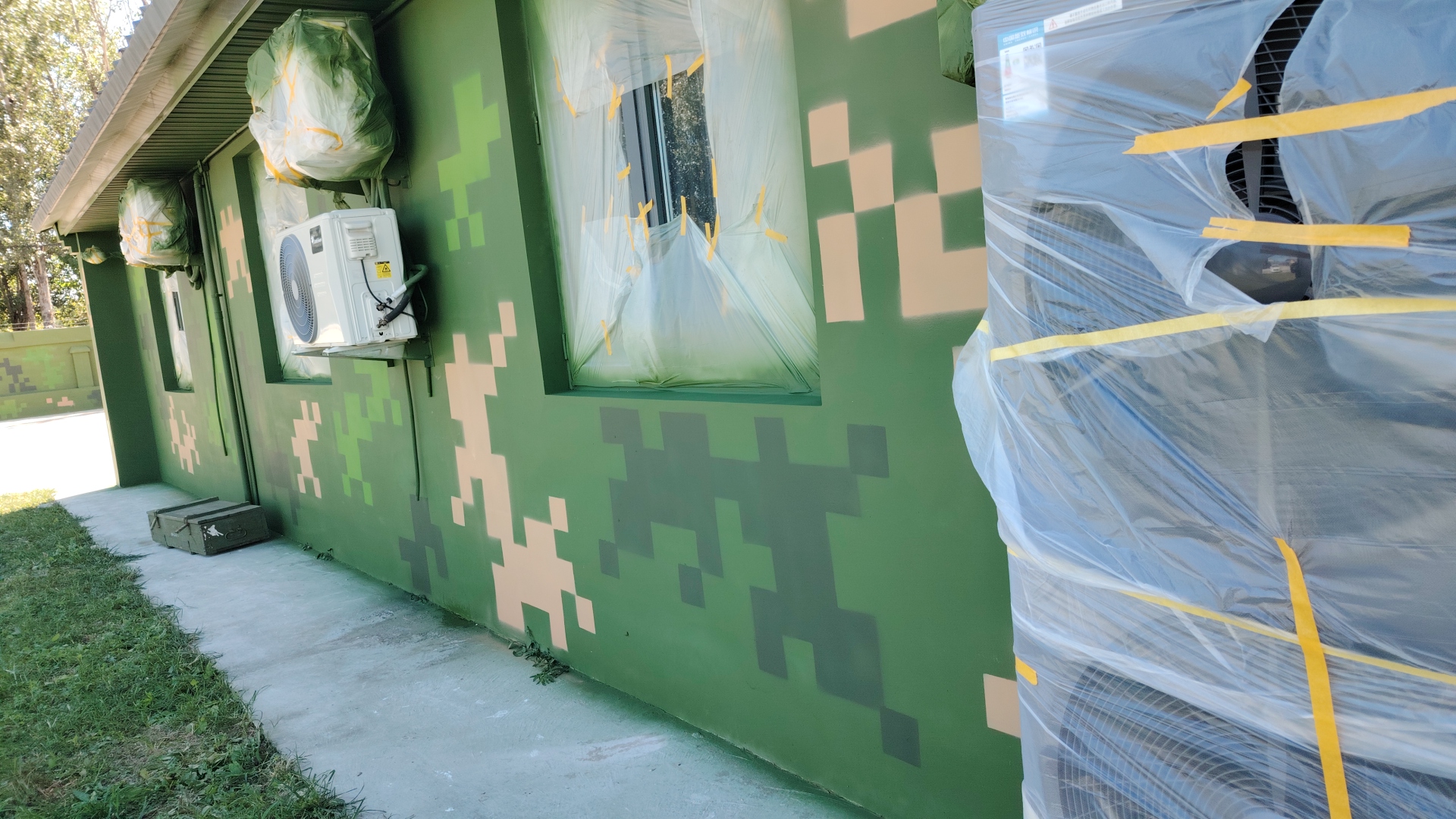 南充外墙迷彩漆施工多少钱 伪装迷彩漆  